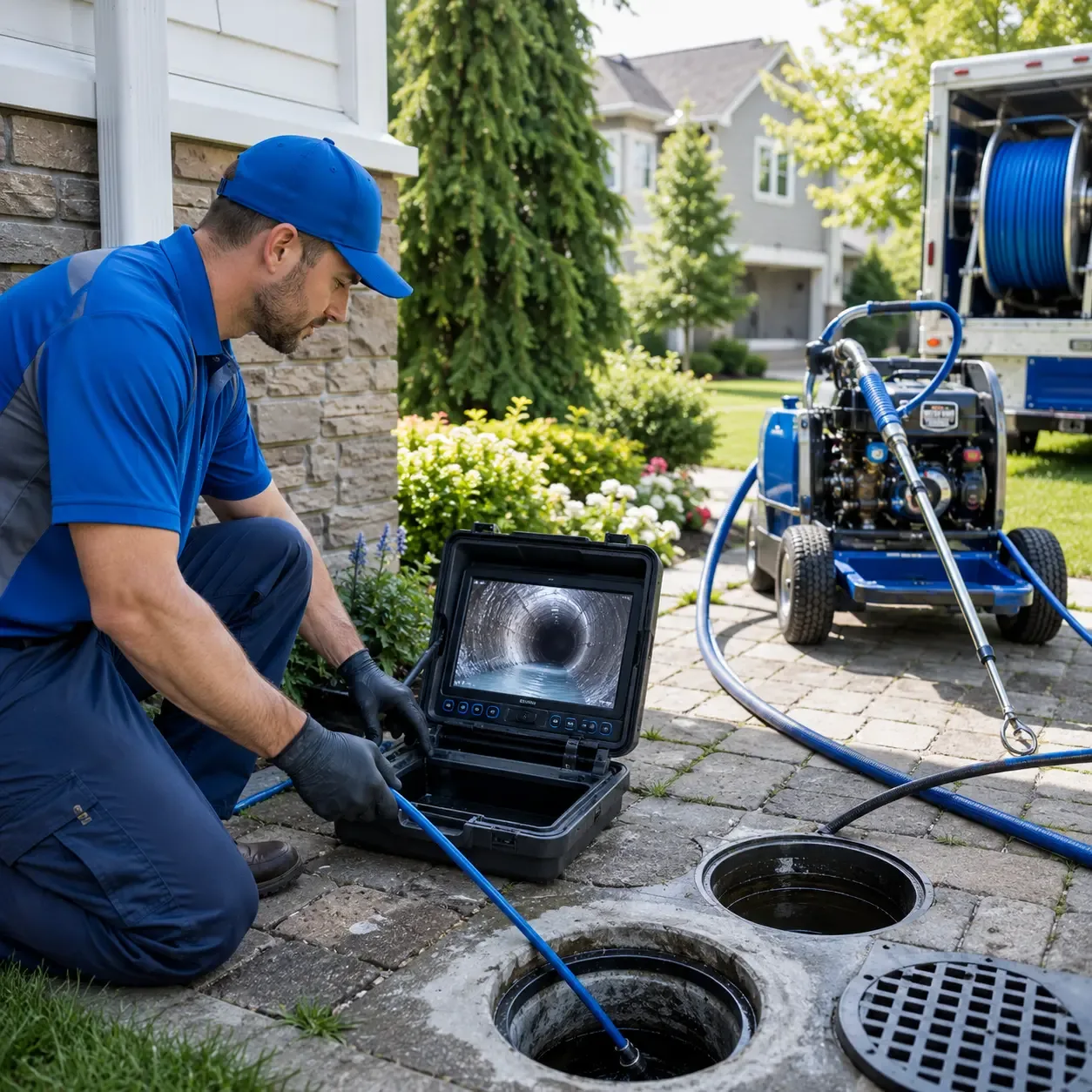 Outdoor drain cleaning professionals serving Olivia, MN